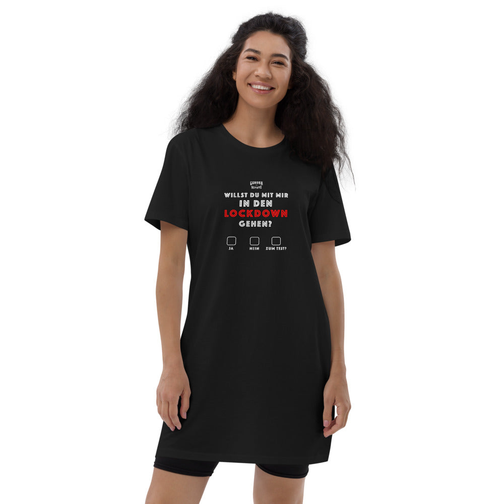 ''WILLST DU?'' BIO 100% Shirtkleid Damen