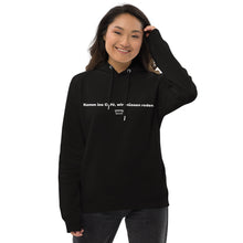 Lade das Bild in den Galerie-Viewer, &#39;&#39;KOMM INS CAFE&#39;&#39; 100% BIO Damen Hoodie
