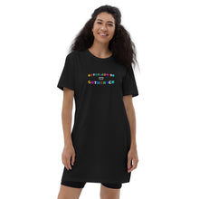 Lade das Bild in den Galerie-Viewer, &#39;&#39;GUTGELAUNTER GUTMENSCH&#39;&#39; BIO 100% Shirtkleid Damen

