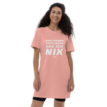 Lade das Bild in den Galerie-Viewer, &#39;&#39;VIROLOGE&#39;&#39; BIO 100% Shirtkleid Damen
