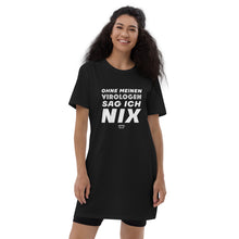 Lade das Bild in den Galerie-Viewer, &#39;&#39;VIROLOGE&#39;&#39; BIO 100% Shirtkleid Damen

