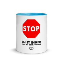 Lade das Bild in den Galerie-Viewer, &#39;&#39;STOP&#39;&#39; Tasse gefärbt Innenseite
