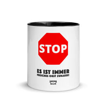 Lade das Bild in den Galerie-Viewer, &#39;&#39;STOP&#39;&#39; Tasse gefärbt Innenseite
