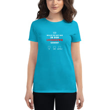 Lade das Bild in den Galerie-Viewer, &#39;&#39;WILLST DU&#39;&#39; Damen Shirt

