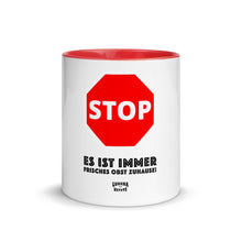Lade das Bild in den Galerie-Viewer, &#39;&#39;STOP&#39;&#39; Tasse gefärbt Innenseite
